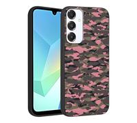 Yoedge Camo Phone Case for Samsung Galaxy A16 5G 6.7'', Cool Pink Camouflage Pattern Design Case, Scratch Resistant Shockproof Protective Cover for Boys Women Men Duck Hunters