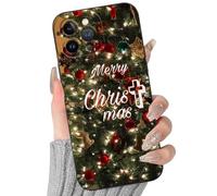 Yoedge Christmas Phone Case for Samsung Galaxy A03s 4G 6.5", Jesus Quote Xmas Christmas Tree Cross Classic Design Cases Soft Silicone Shockproof Full Camera Lens Phone Cover for Girls Women