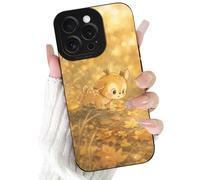 Yoedge Fall Golden Deer Leaves Phone Case for Samsung Galaxy A03s 4G 6.5" | Autumn Animal Leaf Golden Deer Design Full Camera Lens Protection Soft Silicone Phone Cases Bumper Protection for Women Girls