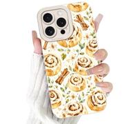 Yoedge Fall Golden Flower Roll Phone Case for Samsung Galaxy A03s 4G 6.5" | Autumn Floral Leaves Pastry Cinnamon Cream Golden Simple Design Soft Silicone Phone Cover Bumper Protection for Women Girls