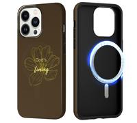 Yoedge Fall Jesus Bible Phone Case Magnetic for Samsung Galaxy S25 5G 6.2", Autumn Verse Quote God Floral Design Cover Compatible with MagSafe 2-in-1 Layer Phone Cases for Women Girls