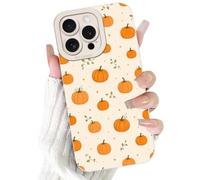 Yoedge Fall Orange Pumpkin Star Phone Case for Samsung Galaxy A03s 4G 6.5" | Autumn Aesthetic Star Vines Pumpkin Orange Cute Design Full Camera Lens Protection Soft Silicone TPU Cover for Women Girls
