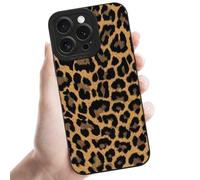 Yoedge Gold Leopard Print for iPhone 16 Pro Max 6.9 Inch Phone Case,Cute Cheetah Pattern Aesthetic Design for Women Girls,Soft Silicone Slim Profile Cover,Anti-Slip Shockproof Protective Girly