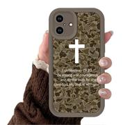 Yoedge Jesus Bible Cross Phone Case for Samsung Galaxy A25 5G 6.5", Camo Cool Christian Verse Design for Girls Women, Soft Silicone Full Camera Lens Shockproof Phone Cover