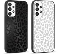 Yoedge Pack of 2 Mobile Phone Case for Samsung Galaxy A33 5G Case 6.4 Inches, Protective Case for Samsung A33 5G Case 3D Leopard Pattern Design Aesthetic Girl Boy Gift Soft TPU Silicone Shockproof