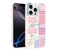 Yoedge Phone Case for Samsung Galaxy A53 5G 6.5", Aesthetic Jesus Bible Verse Christian Pattern Cute Bow Design Case Pink Silicone Protective Cover for Girls Women