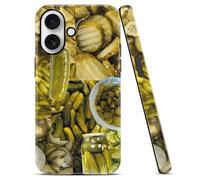 Yoedge Pickle Slut Phone Case Compatible with Samung Galaxy S25 Edge 5G, Aesthetic Design Glossy 2-in-1 Layer Phone Cover for Women Girls for Samung Galaxy S25 Edge 5G 6.7"