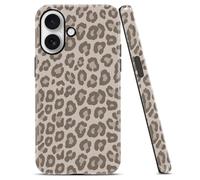 Yoedge Retro Brown Panther Phone Case for Samsung Galaxy S24 FE 6.7", Aesthetic Leopard Cheetah Light Brown Design Glossy Cases Soft TPU Hard PC 2-in-1 Layer Phone Cover for Women Girls Funda