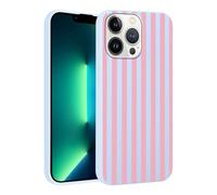 Yoedge Stripe Striped Phone Case Compatible for Samsung Galaxy A03s 4G 6.5", Aesthetic Light Pink Striped Design for Girls Women Shockproof Soft Silicone Phone Cover, Light Purple