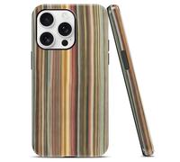 Yoedge Striped Phone Case for Apple iPhone 7/8/iPhone SE 2022/SE 2020 4.7", Retro Stripe Aesthetic Design Simple Stripes Stylish Case for Girls Women Glossy Hybrid 2-Layer Hard Shell Phone Cover