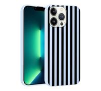 Yoedge Striped Stripe Phone Case Compatible for Samsung Galaxy A03s 4G 6.5", Aesthetic Black Stripe Design Shockproof Slim-Fit Soft TPU Light Purple Phone Cover for Girls Women