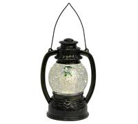 YöL 20cm The Snowman Light Up Water Lantern Christmas Glitter Globe Battery Operated