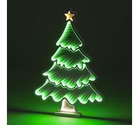 YöL 60cm Infinity LED Christmas Tree With Base Xmas Light-up Decoration