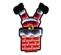 YöL 60cm Infinity Santa Legs in Chimney Christmas Decoration - Large Light Up Festive Ornament LEDs - Humorous Santa Claus Stuck in Chimney Display for Indoor or Outdoor Use