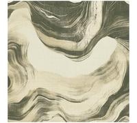 YöL Bayda Abstract Marble Effect Wallpaper Green Neutral Swirl Design Paste The Wall Modern Contemporary Feature Wall Wallpaper for Living Room Bedroom Monochrome Stylish Wall Covering