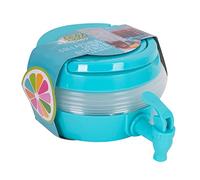 YöL Bello Collapsible Drinks Dispenser 3.3L Summer Party BBQ Camping Festival Caravan Beverage Carafe Cocktail Easy Filling Blue