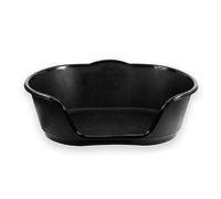 YöL Black Plastic Pet Bed Heavy Duty Waterproof Cat Dog Basket Large Comfortable Re-usable