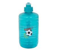 YöL Blue Football Kids Sports Drinks Bottle With Handle Water Juice 450ml Pop Up Sipper Toddler