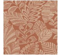 YöL Botanical Leaf Floral Wallpaper Red Textured Vinyl Paste The Wall Tropical Foliage Pattern Modern Living Room Bedroom Feature Wall Durable Wall Covering