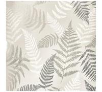 YöL Bracken Gunmetal - Grey Silver Fern Botanical Forest - Contemporary Versatile Sophisticated - 10.05m x 52cm Roll DIY Wallcovering - Non-Woven Paste The Wall Wallpaper