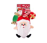 YöL Christmas Santa Claus Hide And S og Puppy Plush Training Toy Interactive Stimulating Play Gingerbread Present