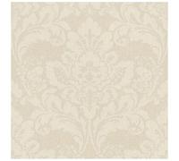 YöL Floral Damask Pattern - Neutral Cream - Feature Wall Statement - Living Room Dining Room Lounge - 10.05m x 53cm Roll - Contemporary Versatile Sophisticated - Washable Paste The Wall Wallpaper