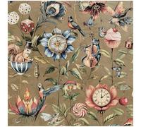 YöL Gold Curious Creatures - Contemporary Versatile Sophisticated - Dining Room Bedroom Living Room Lounge - Statement Feature Wall - 10.05m x 53cm Roll Spongeable Wallpaper