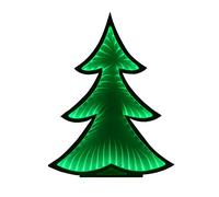 YöL Infinity LED Christmas Tree With Base Xmas Light up Decoration 40cm Party Novelty Decor