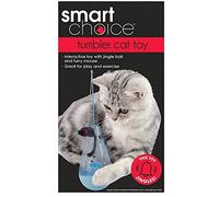 YöL Interactive Cat Toy Tumbler Jingle Ball Plush Mouse Pet Kitten Physical Exercise Fun Blue