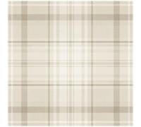 YöL Kirkham Check Neutral Wallpaper - Contemporary Versatile Sophisticated - Bedroom Living Room Lounge - 10.05m x 53cm Roll - Feature Statement Wall - Paste The Paper Washable