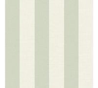 YöL Maison Sage Green Striped Wallpaper - Trendy Stylish Modern Contemporary - Textured Paste The Wall Vinyl