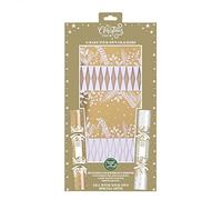 YöL Make Your Own Christmas Crackers DIY Fill Your Own Gold & White Xmas Design