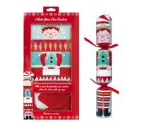 YöL Make Your Own Elf Christmas Crackers Kit - DIY Personalised Crackers with Ribbons, Hats, Mottos, Snaps & Name Tags - Fun Family Craft Activity - Pack of 6 - 36.5 cm Paper Crackers