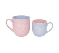 YöL Mummy & Mini Mug Gift Set Child Toddler New Mother Baby Shower Tea Coffee Cup