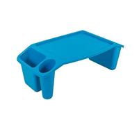 YöL Navy Plastic Lap Tray Laptop Computer Desk Serving Dining Food Drink Crafts Work