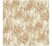 YöL Neutral Orange Terracotta Vinyl Wallpaper - Abstract Grasses Rust - Scrubbable Paste The Wall - Contemporary Versatile Sophisticated - Bedroom Living Room Lounge - Feature Statement Wall