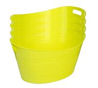 YöL Pack Of 4 Ice Buckets Summer BBQ Garden Party Drink Cooler Champagne Beer Wine Bar Accessories