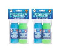 YöL Pack of 4 Pet Bubbles - Chicken Beef Scented Meaty Dog Puppy Interactive Toys Playtime Non Toxic