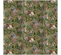 YöL Premium Serengeti Ochre Animals Trees - Washable Strippable Paste The Wall - Contemporary Versatile Sophisticated - Animal Print - Kids Bedroom Living Room Lounge - Feature Statement Wall