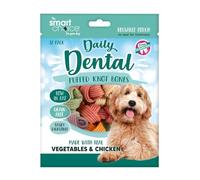 YöL Puffed Knot Bone Treats - Puppy Reward Grain Free Low Fat Food Reusable Bag Pouch Resealable Dental Hygiene