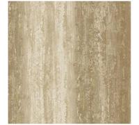 YöL Rust Distressed Stripe Metallic Wallpaper - Washable Paste The Paper - Modern Concrete Plaster Texture - Urban Industrial - Versatile Sophisticated - 10.05m x 53cm Roll
