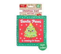 YöL Tree Christmas Card Themed Pet Dog Puppy Toy Plush Crinkle Effect Festive Play Stimulating Interactive