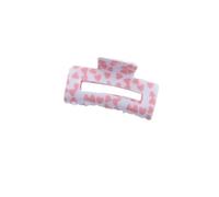 YOEMAYUNER 3.15inch Hair Clips Lovely Hair Claw Clips Rectangle Medium Hair Clamps for Thick Curly Long Hair Valentines Day Gift Hair Accessories for Women Girls (1PC Cute Pattern A)