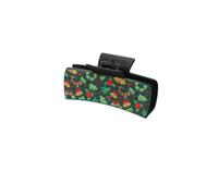 YOEMAYUNER Christmas Hair Claw Clips for Women Xmas Hair Accessories Cute Hair Clips Traditional Hairgrips Matte Leather Hairpins Classic Hair Barrettes for Thick Long Hair(1PC Green)