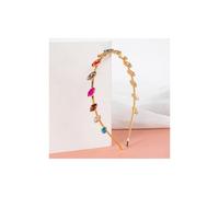 YOEMAYUNER Elegant Crystal Rhinestone Headband for Women Girls Colorful Beaded Headband Crystal Hairband Vintage Retro Hair Accessories for Birthday Wedding Party, (1PC Multicolored B)