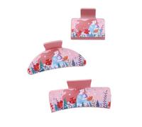 YOEMAYUNER Hair Claw Clips Matte Leather Non Slip Hair Clips Strong Hold Jaw Clips Mothers Day Hair Accessories for Thick Hair Cute Mothers Day Gift (3PCs, Assorted Size, F)