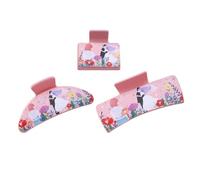 YOEMAYUNER Hair Claw Clips Matte Leather Non Slip Hair Clips Strong Hold Jaw Clips Mothers Day Hair Accessories for Thick Hair Cute Mothers Day Gift (3PCs, Assorted Size, A)