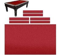 Yoeoefuo Billiard Table Cover Replacement Billiards Cloth 7ft 8ft 9ft Billiard Felt Cloth Snooker Cloth Antistatic No Pilling Professional Billiard Cloth Billiard Accessories Repair Kit (7FT)