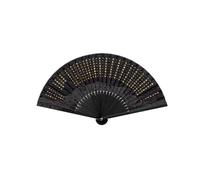 Yoeoefuo Folding Fan Fabric Fan Asian Fan Summer Hand Fan in Eastern Style Decorative Folding Fan Foldable Bamboo Hand Fan with Pattern Travel Fan Decorative Fan
