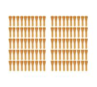 Yoeruers 100Pcs Chicken Plucker Fingers, Rubber Hair Removal Stick Poultry Plucking Picker for Duck Quail Goose Yellow